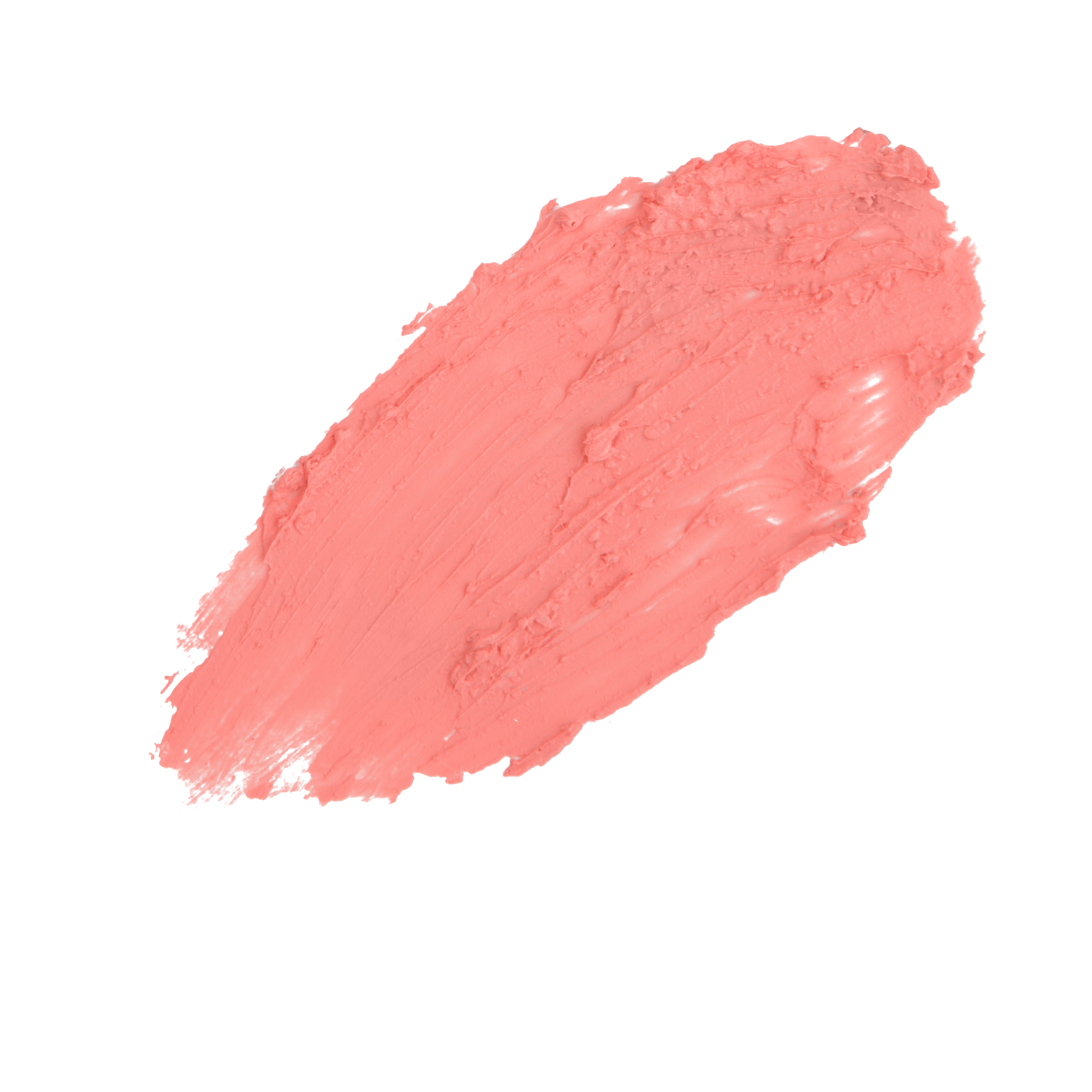 swatch of pink peach lipstick 