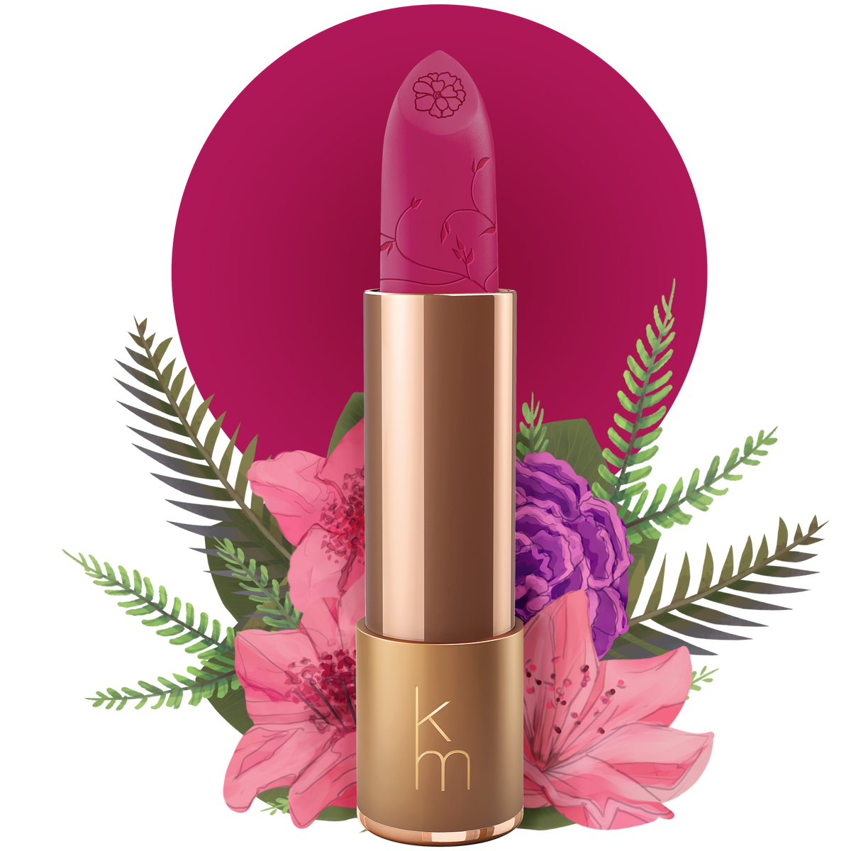 07 Fuchsia Shock - Natural Lipstick