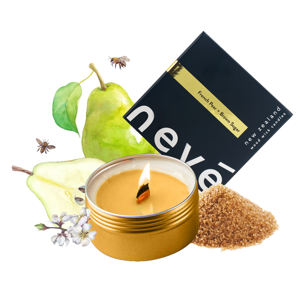 (ADD ME TO CART) Mother's Day FREE GIFT - NEVÉ French Pear + Brown Sugar Candle