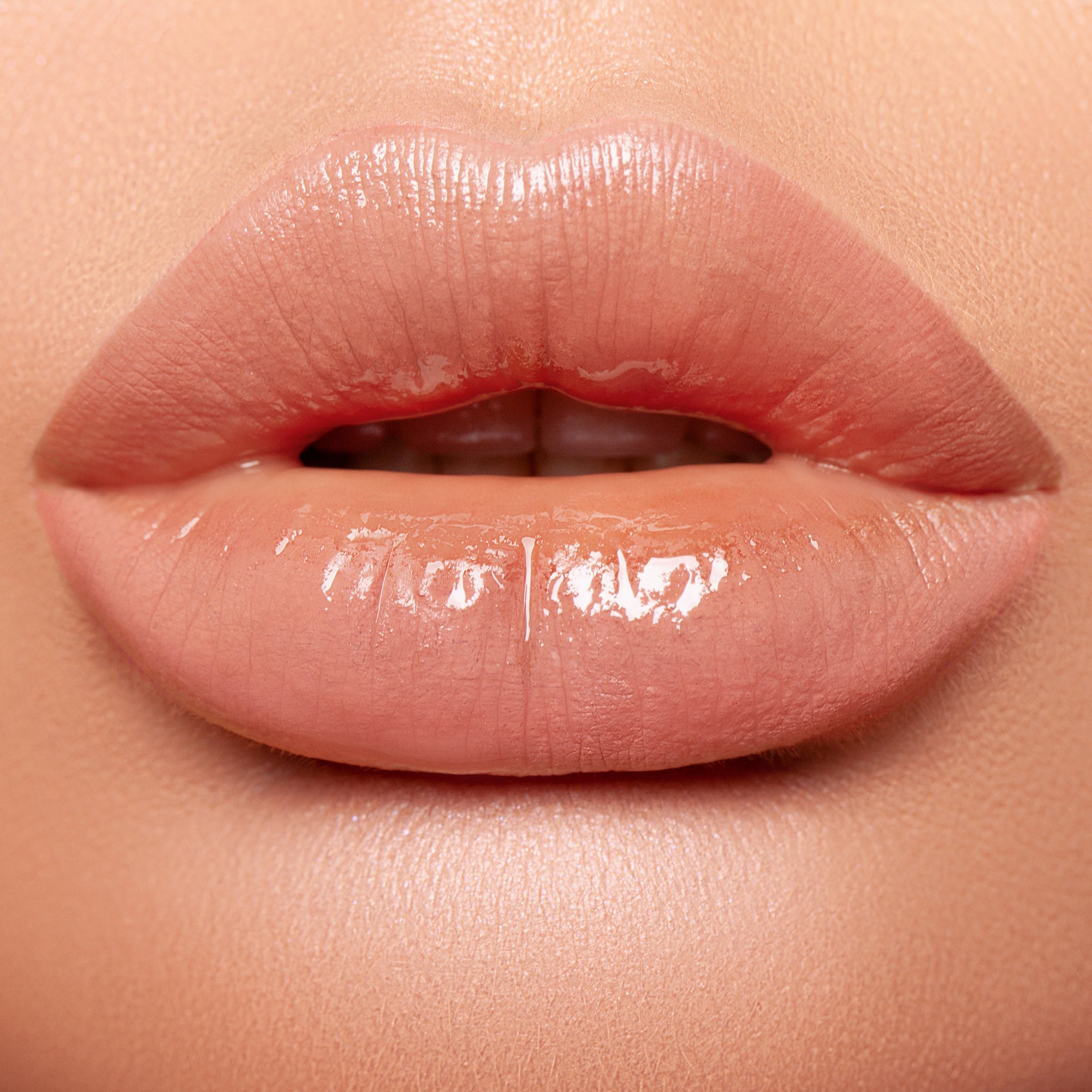 lips showing glossy moisture stick 