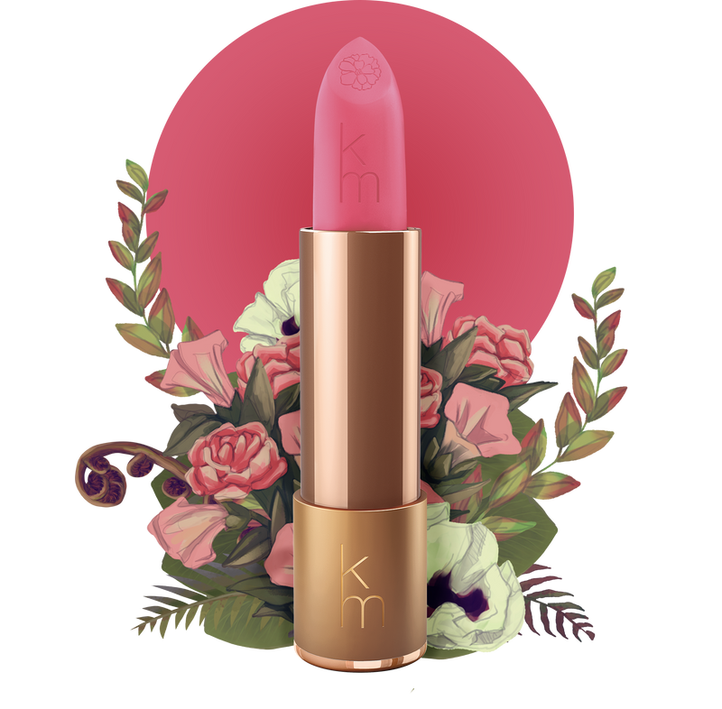06 Carnation Mist pink lipstick natural long lasting color
