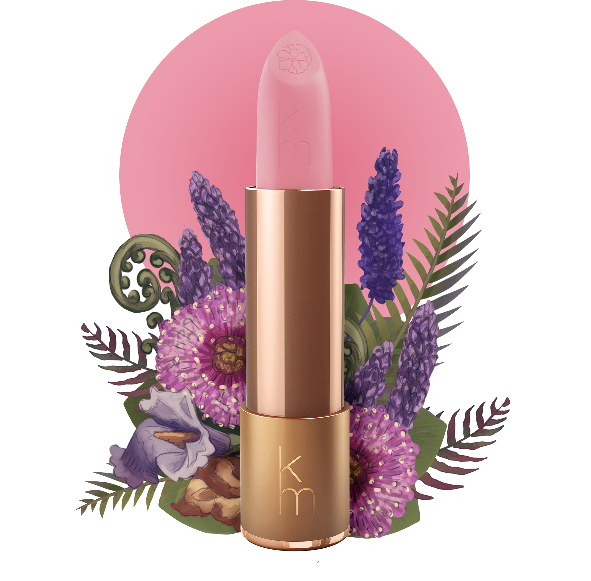 Karen Murrell #16 Lavender Laughter natural lipstick
