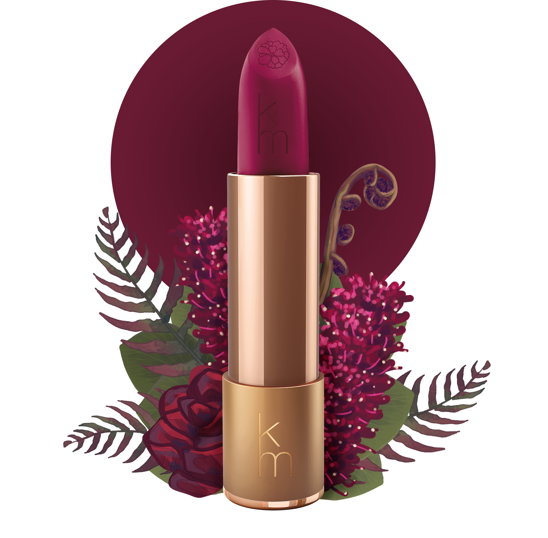Karen Murrell #19 Racy Rata  natural lipstick