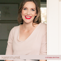 model smiling and wearing 12 Rymba Rhythm - Natural Lipstick